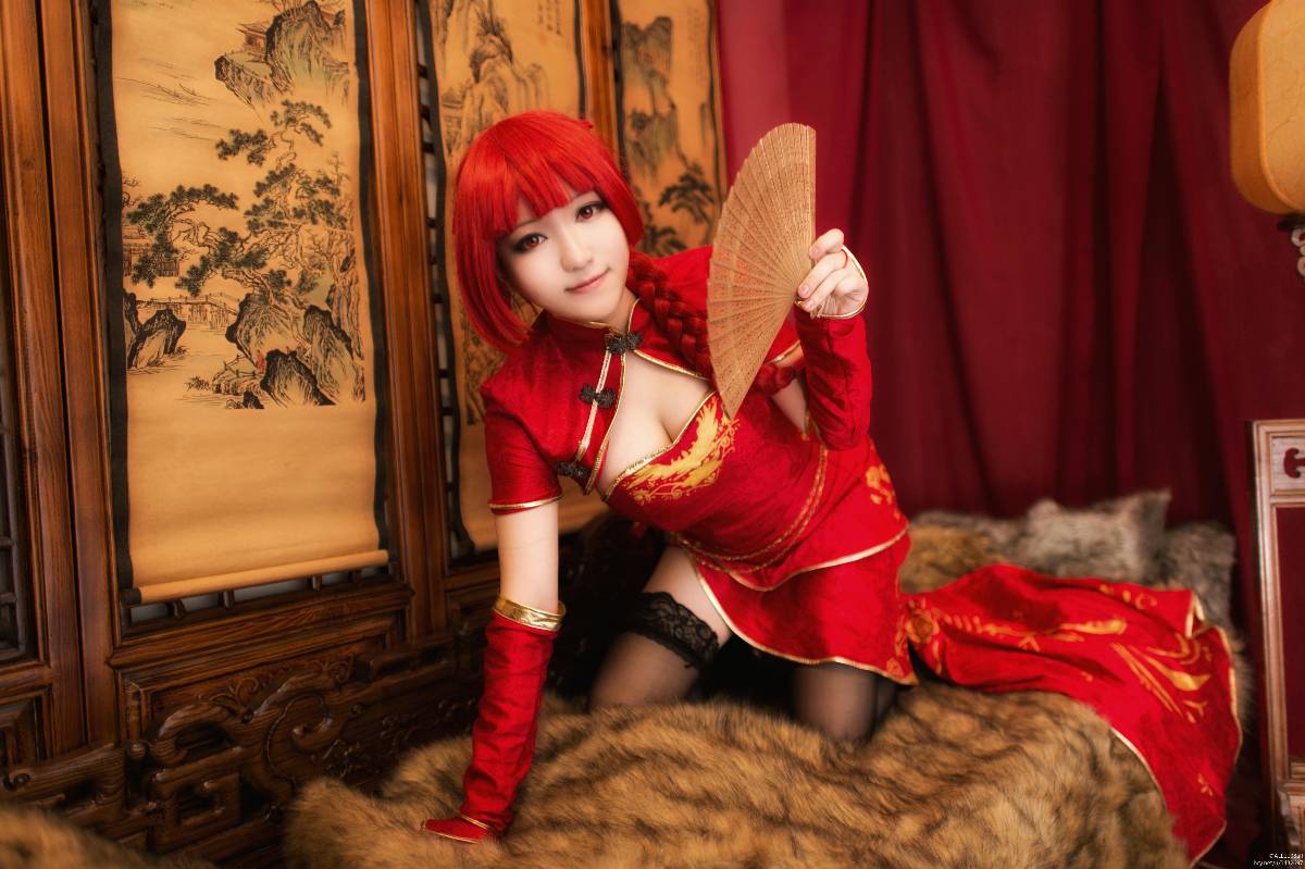 "Oriental Gardenia" Oriental Gardenia Canary Cheongsam C O S P L A Y