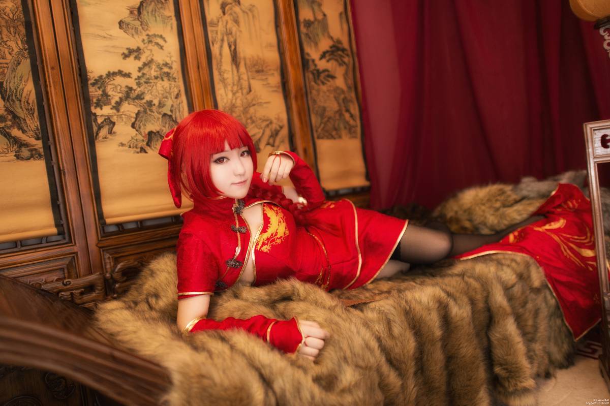 "Oriental Gardenia" Oriental Gardenia Canary Cheongsam C O S P L A Y