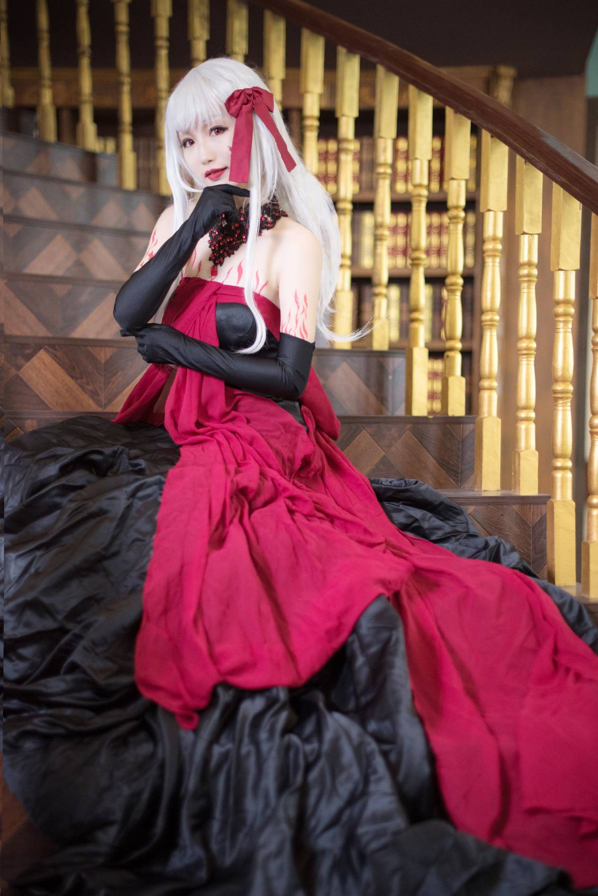 "Fate Stay Night" Maki Sakura Blackened Dress Type-Moon Kỷ niệm 10 năm