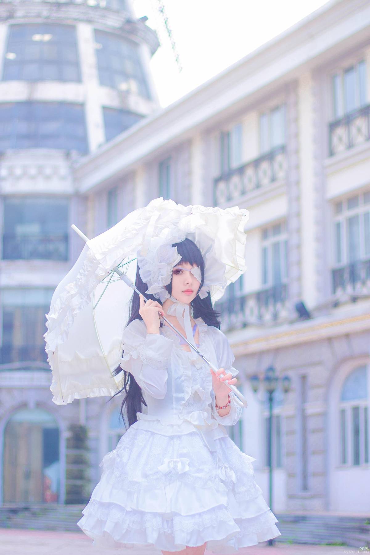 "Trận chiến ngày" Tokizaki Kuromi Snow White Loilta Dress