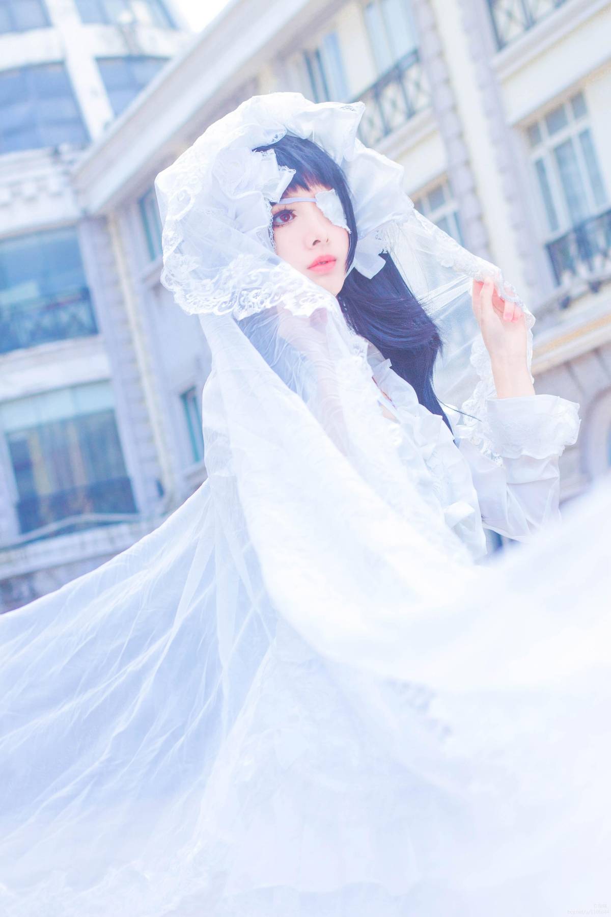 "Trận chiến ngày" Tokizaki Kuromi Snow White Loilta Dress