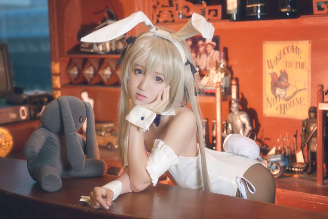 "Bầu trời của số phận" Kasuhina không có mái vòm Bunny Girl có một cos