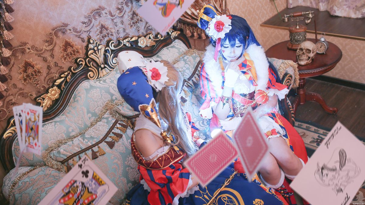 "Tình yêu sống" hoa và chim Ji xi ảo thuật gia thức dậy ver c o s p l a y