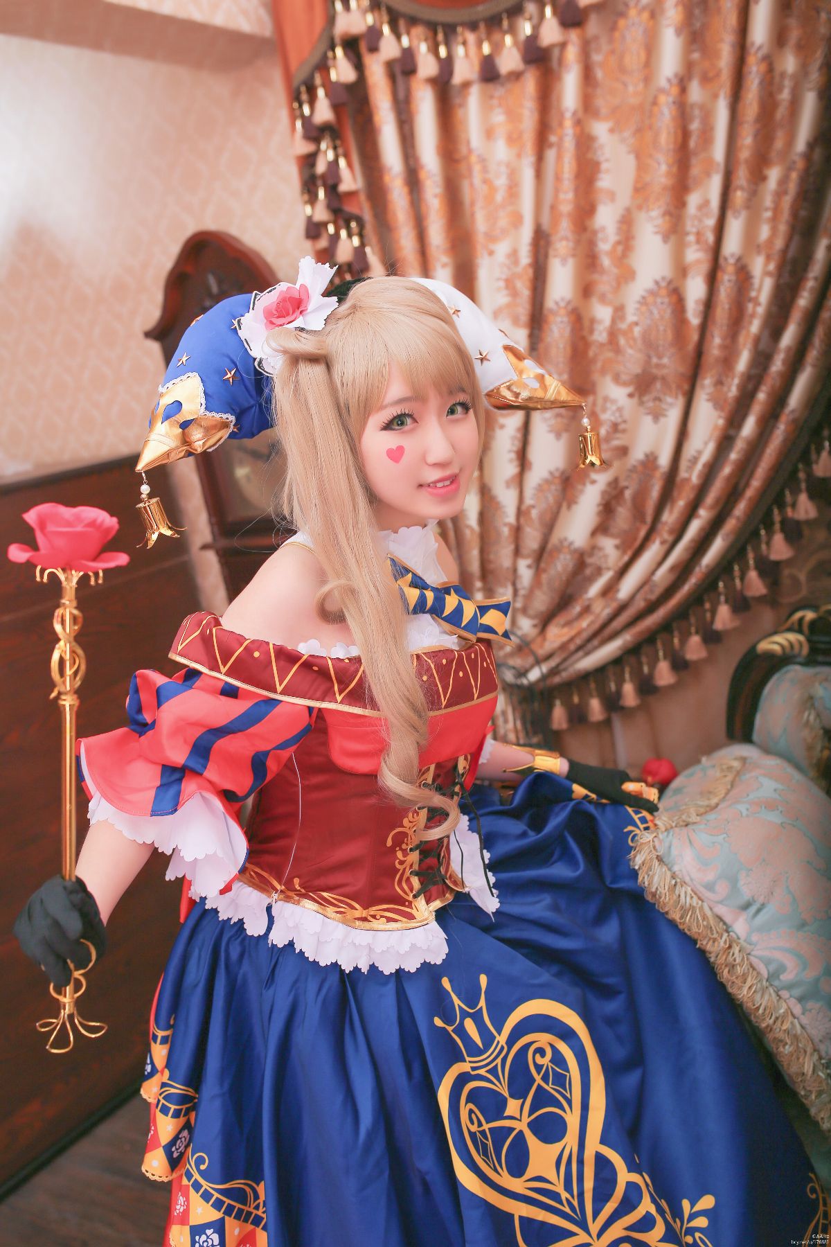 "Tình yêu sống" hoa và chim Ji xi ảo thuật gia thức dậy ver c o s p l a y