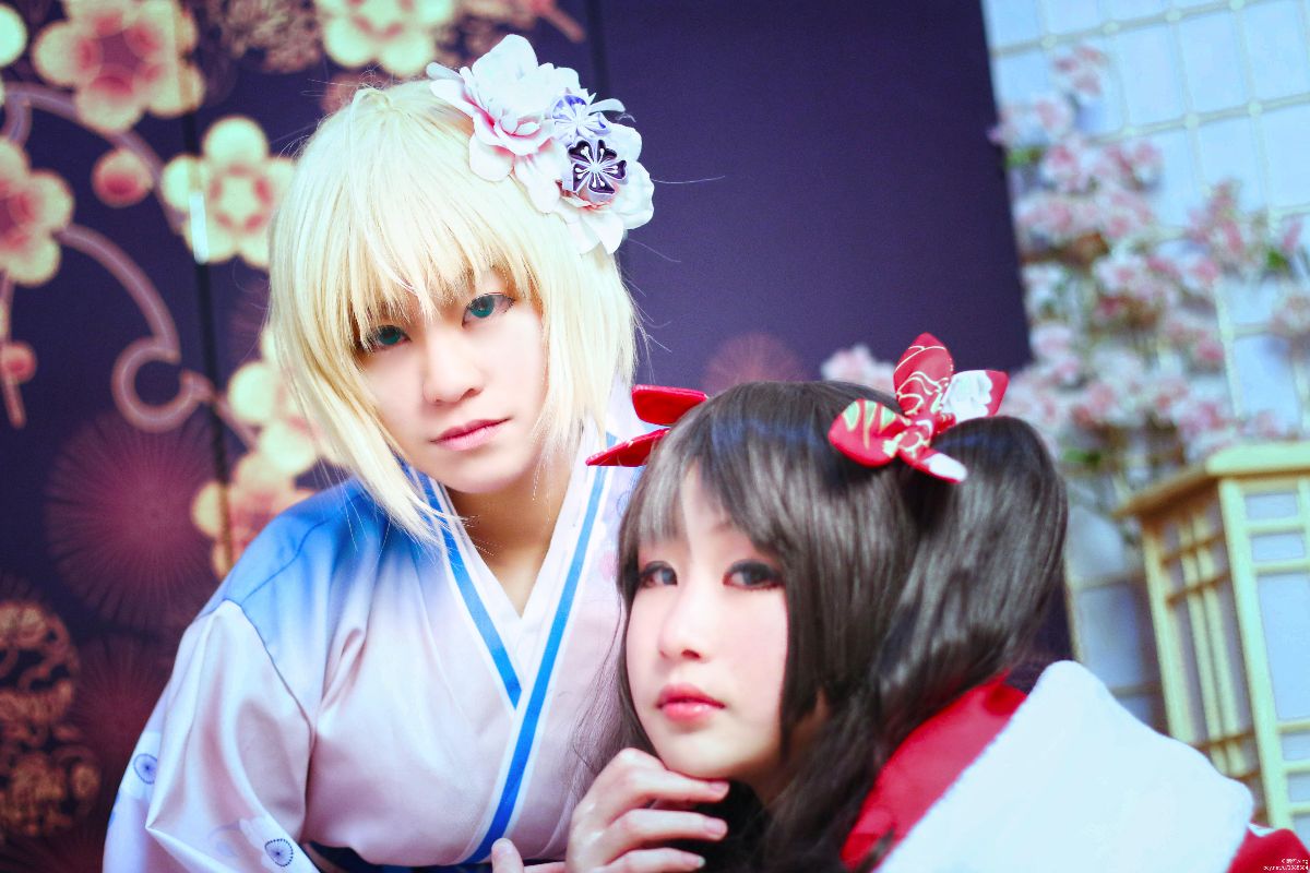 "Night of Fate" Saber & Rin Tosaka c o s p l a y