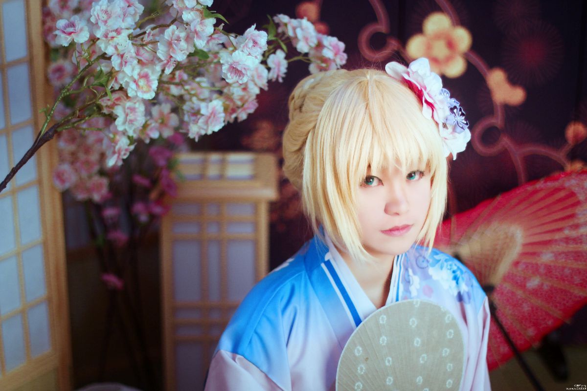 "Night of Fate" Saber & Rin Tosaka c o s p l a y