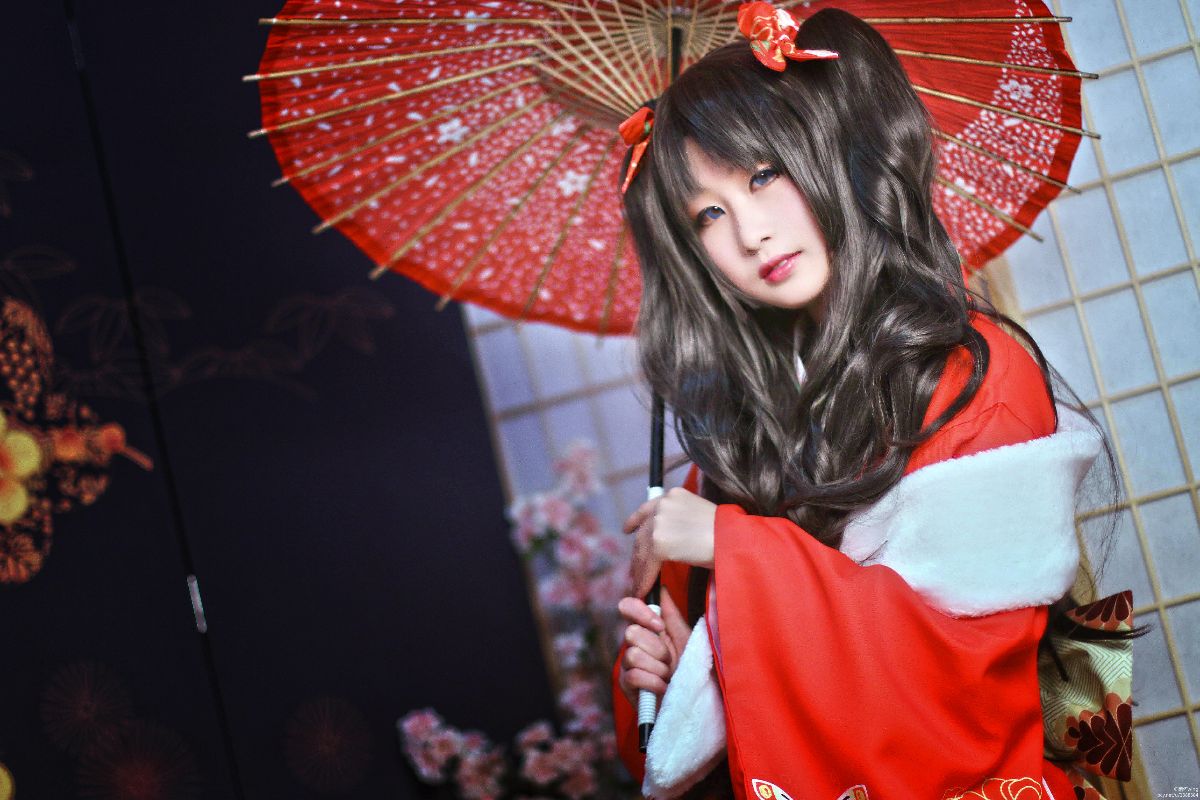 "Night of Fate" Saber & Rin Tosaka c o s p l a y