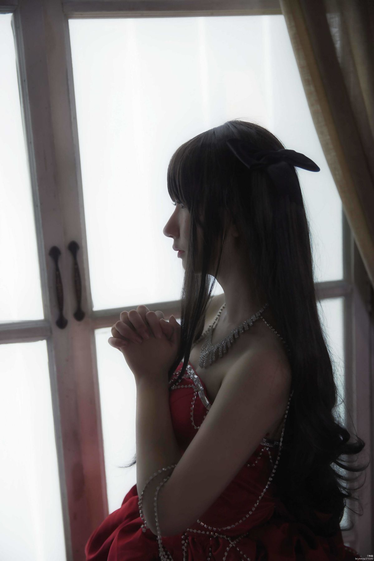 "Fate Stay Night" váy kỷ niệm 10 năm của Tosaka Rin.ver c o s p l a y