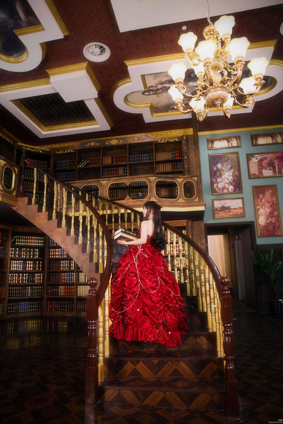 "Fate Stay Night" váy kỷ niệm 10 năm của Tosaka Rin.ver c o s p l a y