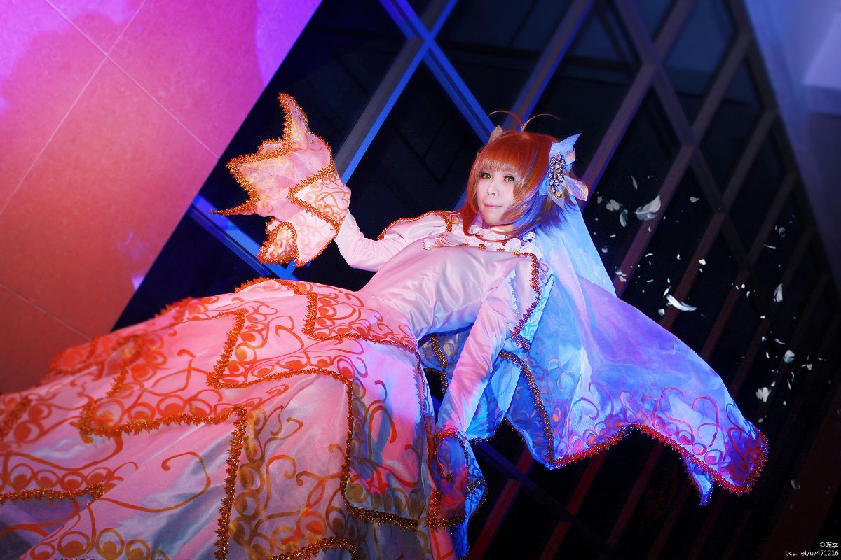 "Wings Times" Váy cưới Sakura C O S P L A Y