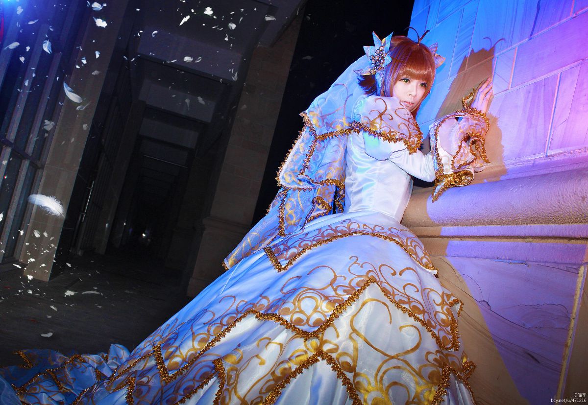 "Wings Times" Váy cưới Sakura C O S P L A Y