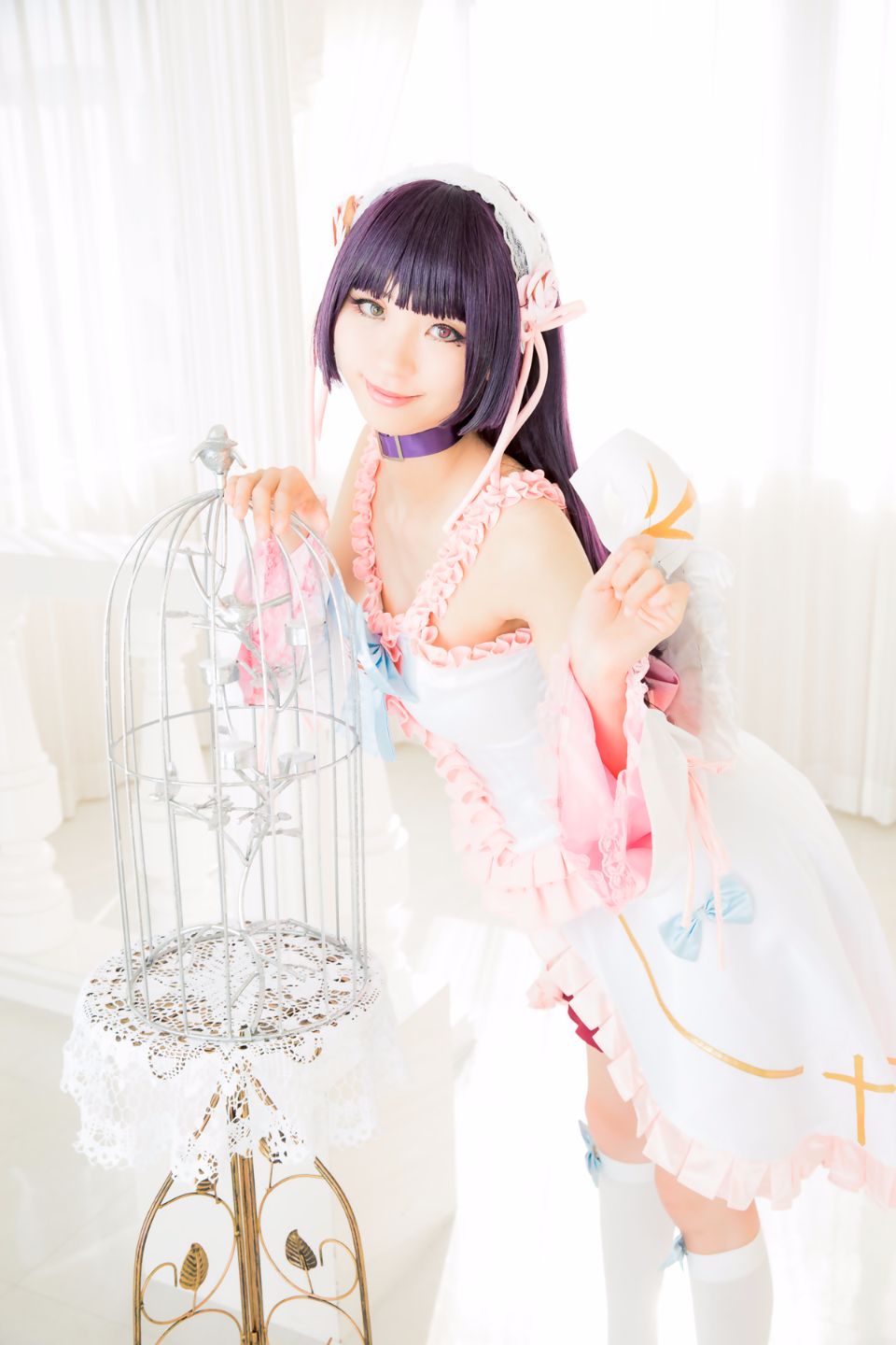 Mèo đen thay quần áo