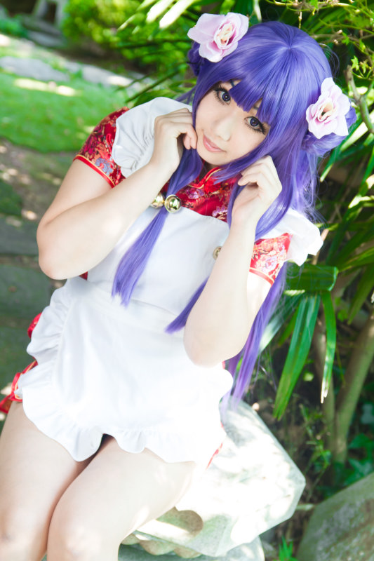 Nữ mèo ở nhà hàng mèo