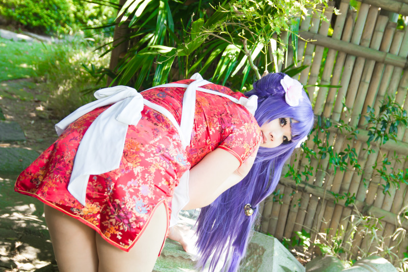 Nữ mèo ở nhà hàng mèo