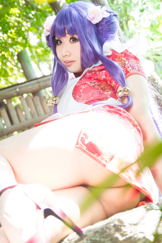 Nữ mèo ở nhà hàng mèo