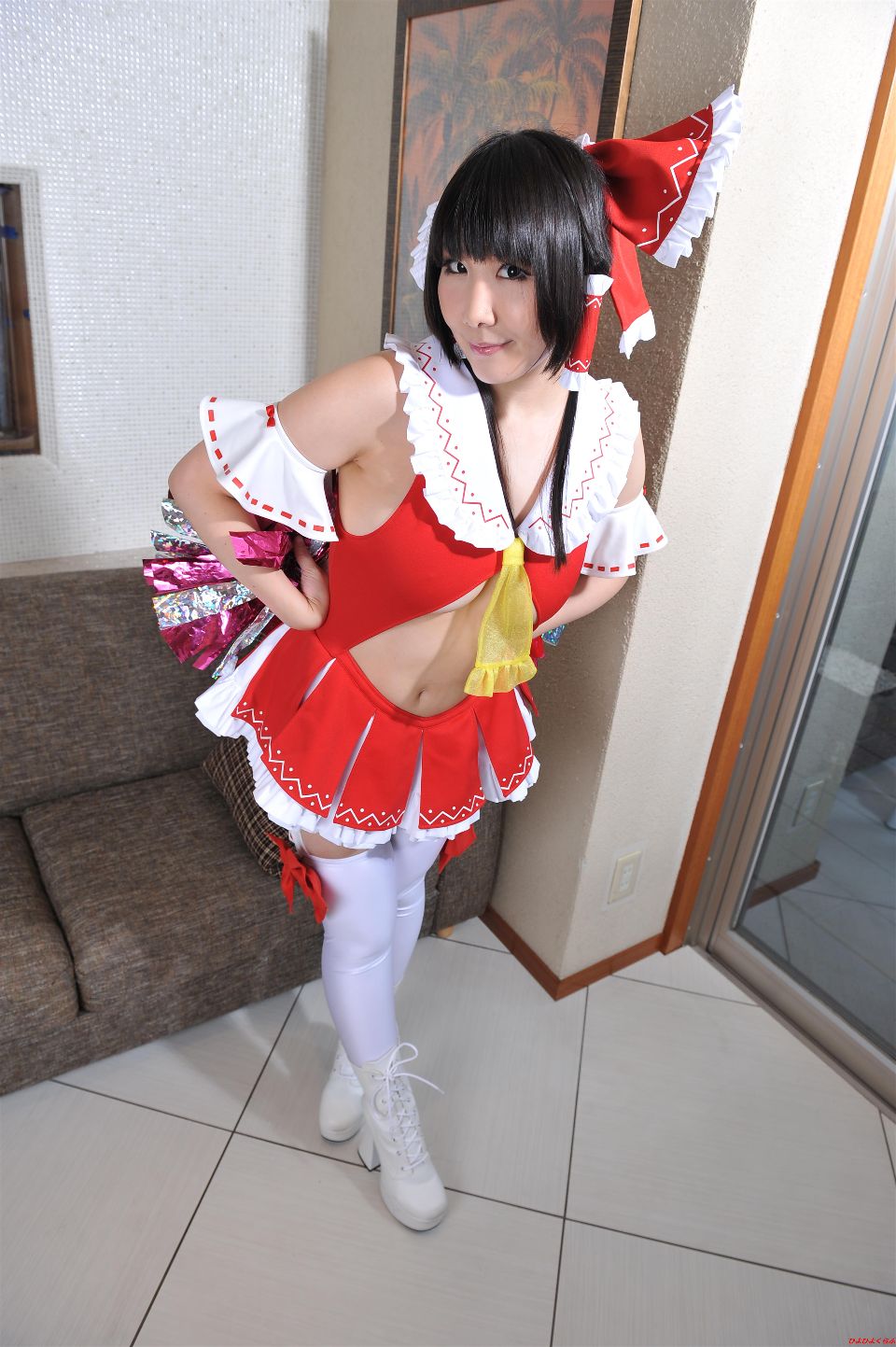 Cô gái cổ vũ gợi cảm