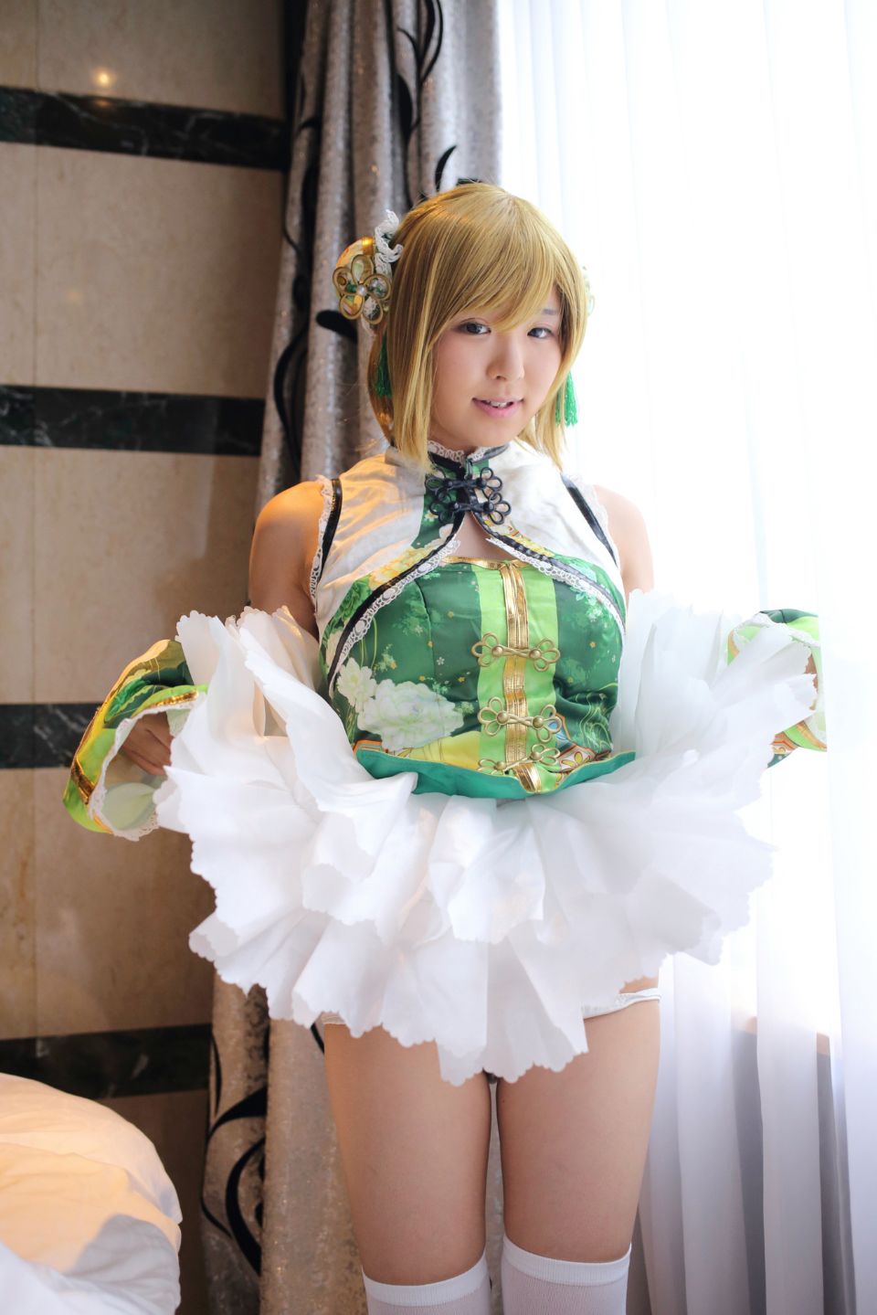 145cm e cốc tóc đen thẳng cô gái xinh đẹp Lớp Komugi 03 Hanayo