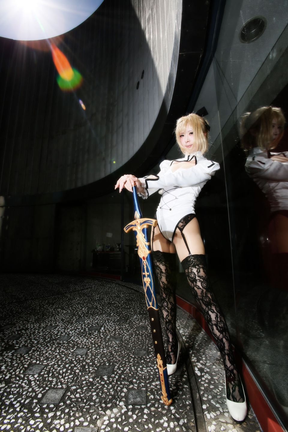 Fate Saber Cosplay Photo Book Saver × Saver
