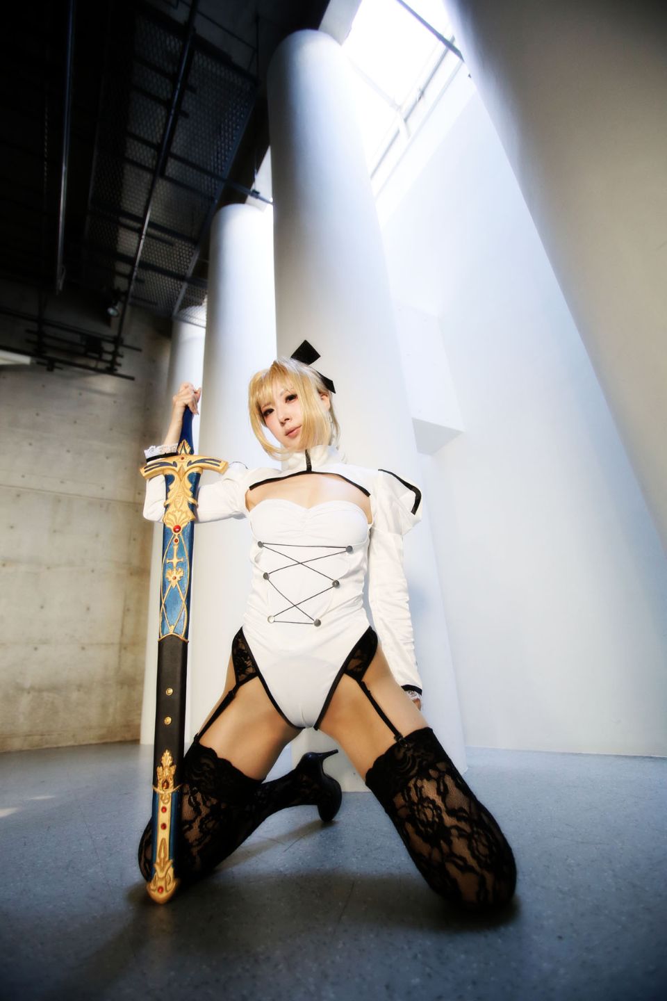 Fate Saber Cosplay Photo Book Saver × Saver