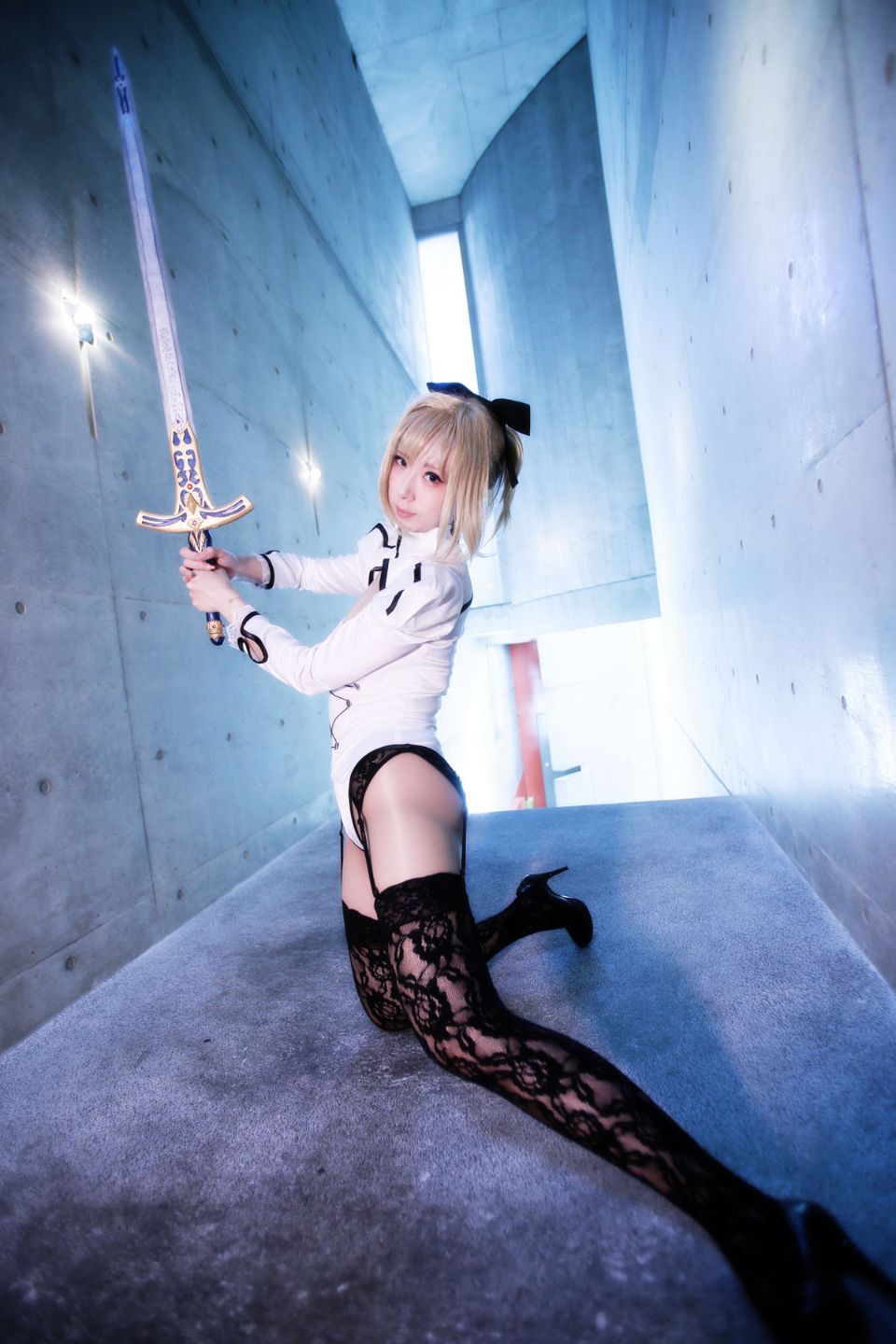 Fate Saber Cosplay Photo Book Saver × Saver
