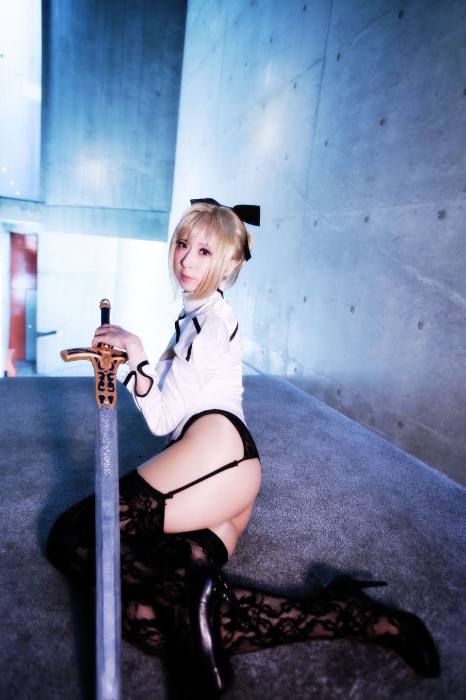 Fate Saber Cosplay Photo Book Saver × Saver