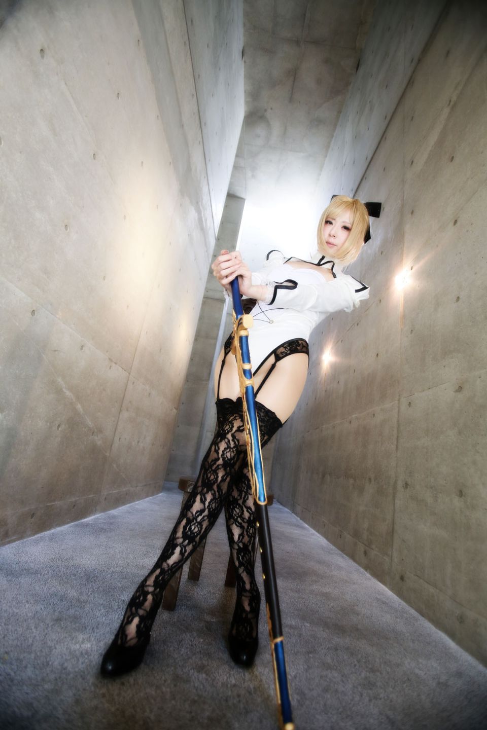 Fate Saber Cosplay Photo Book Saver × Saver