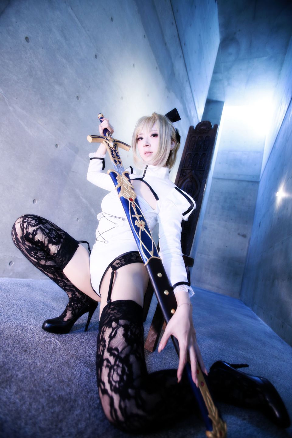 Fate Saber Cosplay Photo Book Saver × Saver