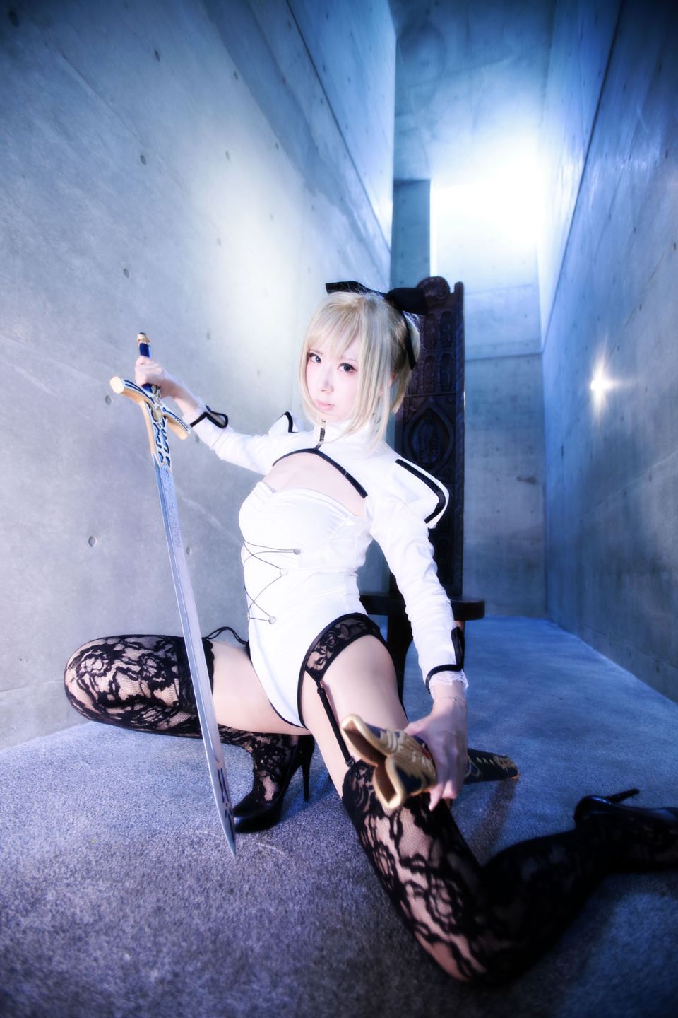 Fate Saber Cosplay Photo Book Saver × Saver