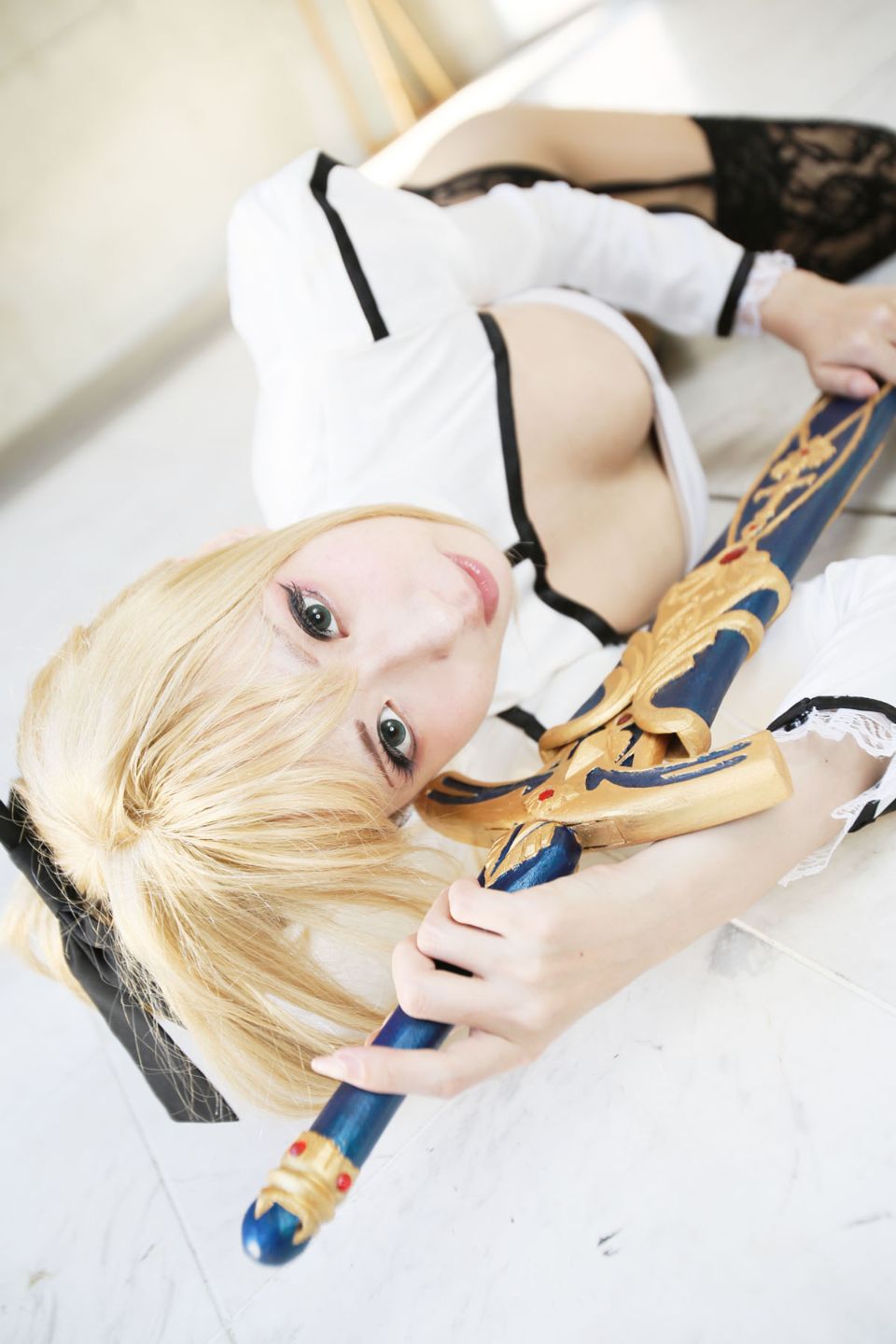 Fate Saber Cosplay Photo Book Saver × Saver