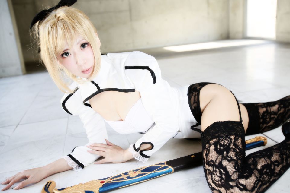 Fate Saber Cosplay Photo Book Saver × Saver