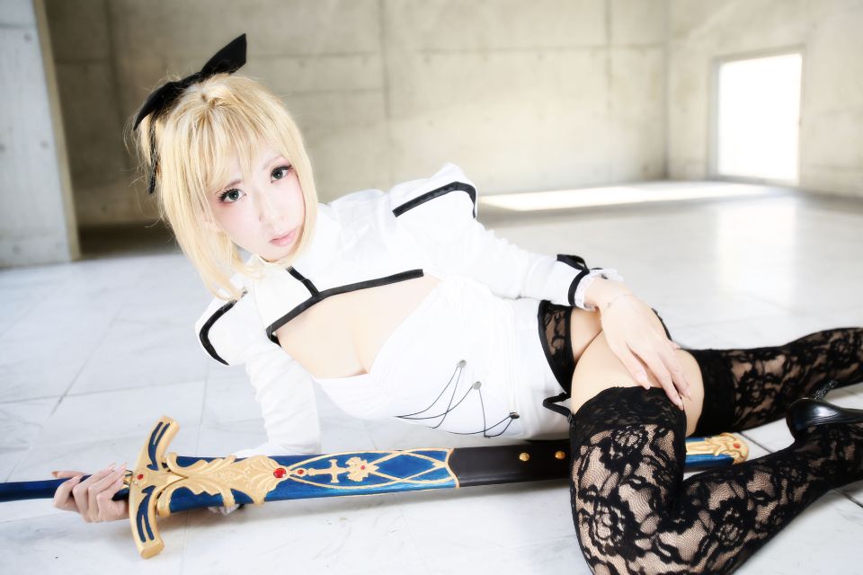Fate Saber Cosplay Photo Book Saver × Saver