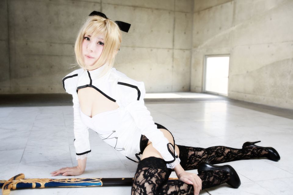 Fate Saber Cosplay Photo Book Saver × Saver