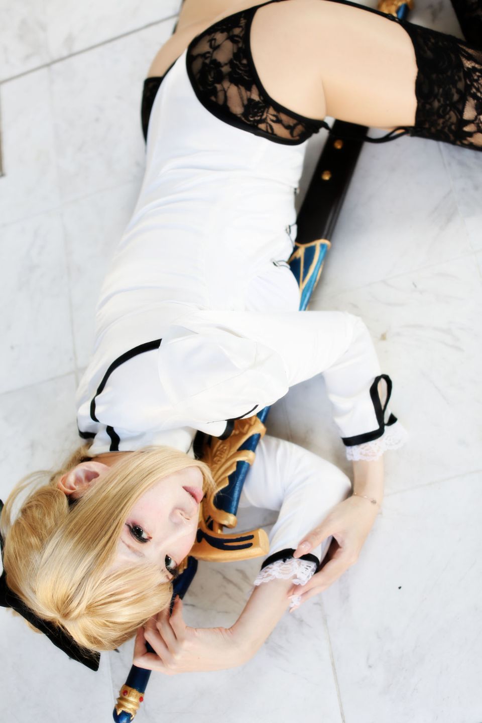 Fate Saber Cosplay Photo Book Saver × Saver