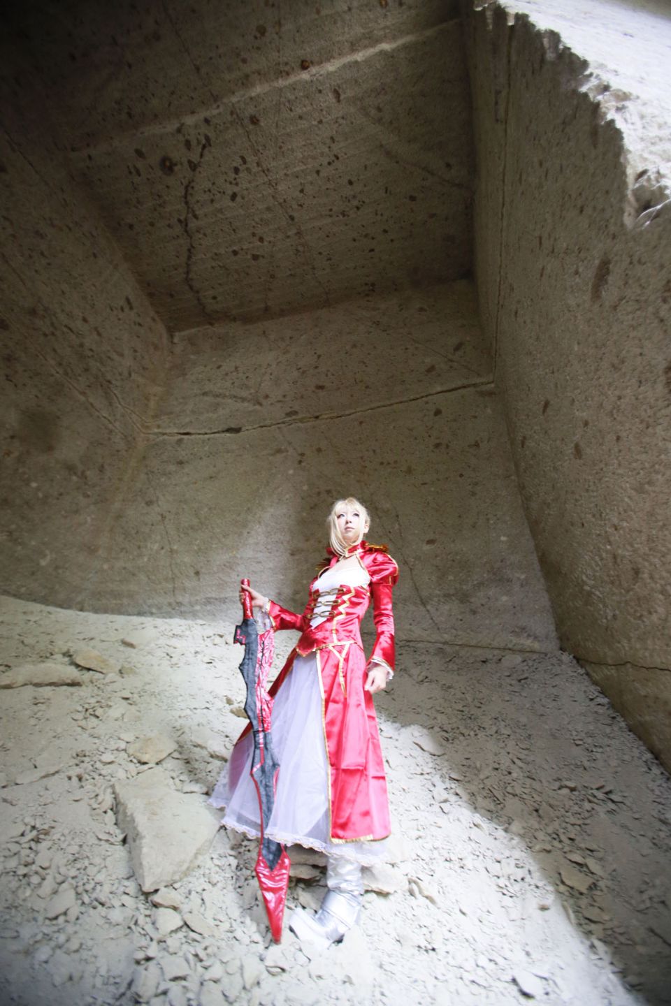 Fate Saber Cosplay Photo Book Saver × Saver