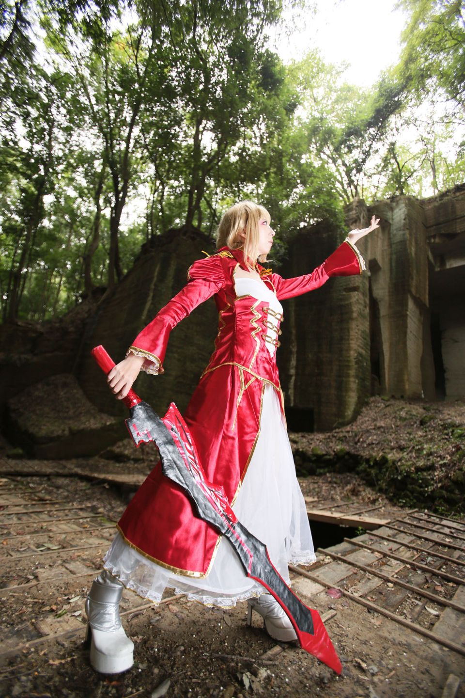 Fate Saber Cosplay Photo Book Saver × Saver