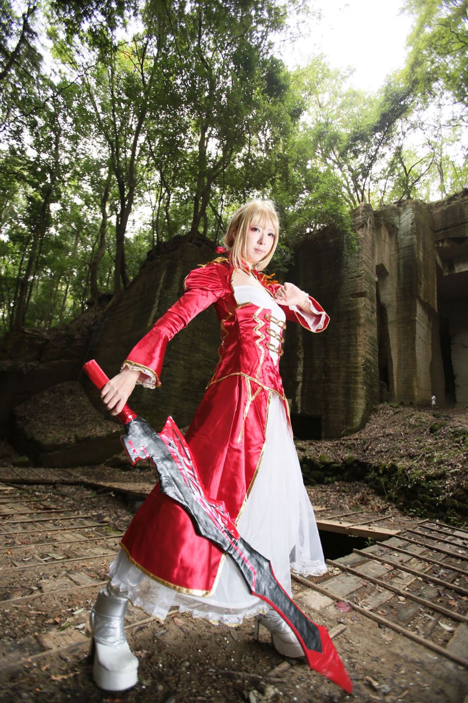 Fate Saber Cosplay Photo Book Saver × Saver