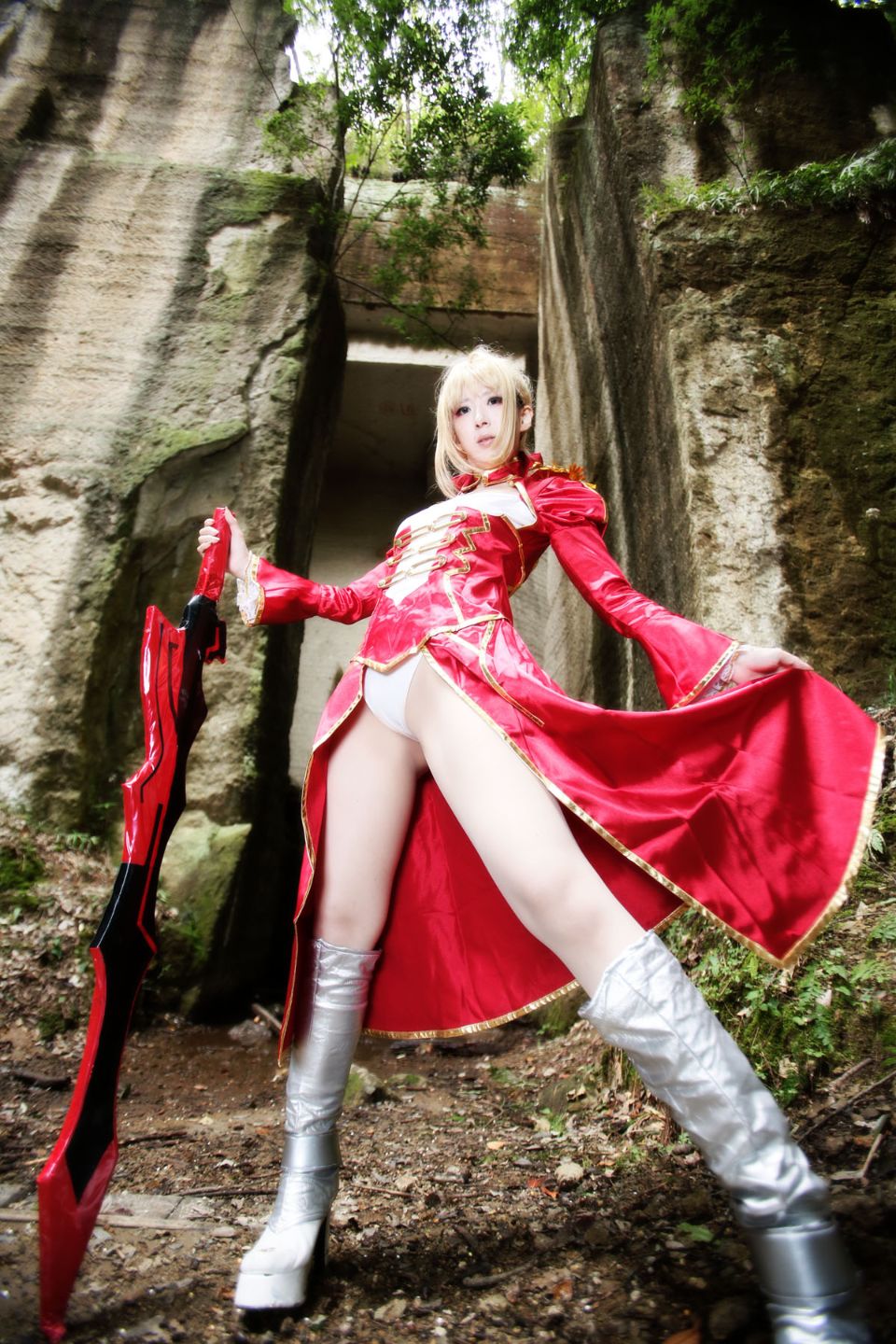 Fate Saber Cosplay Photo Book Saver × Saver