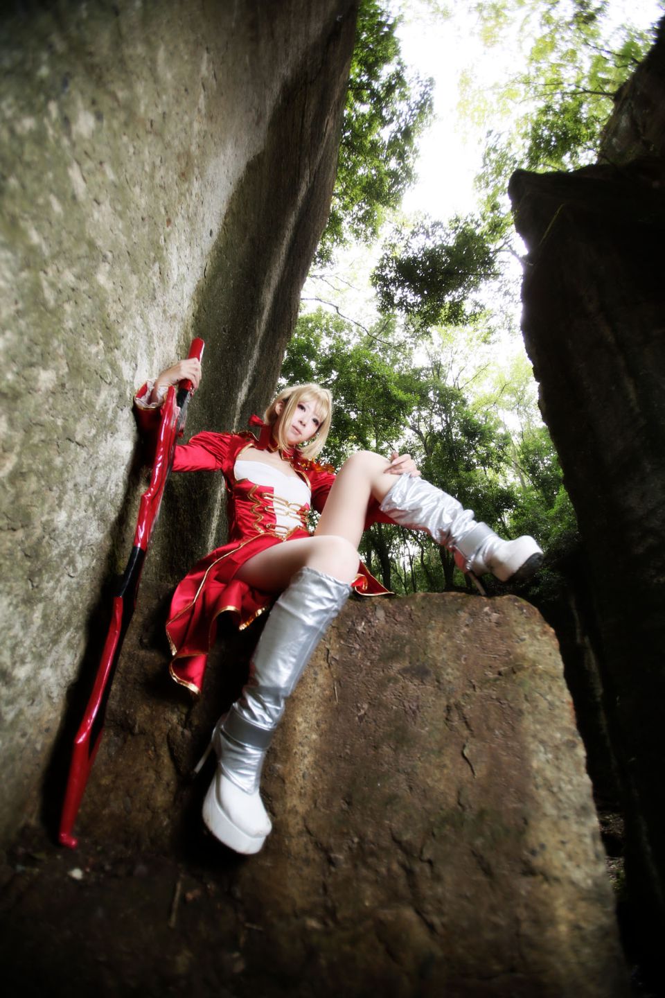 Fate Saber Cosplay Photo Book Saver × Saver