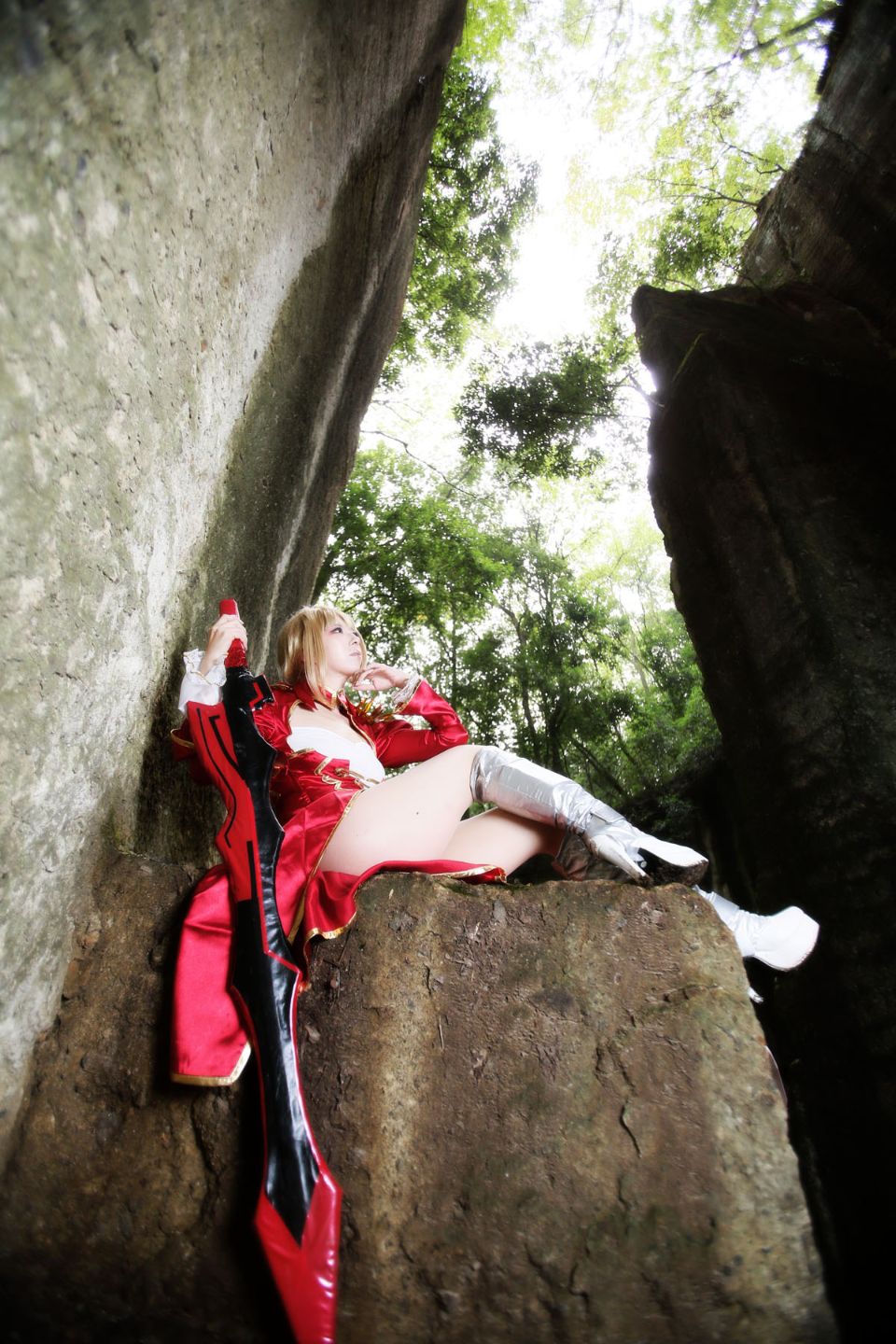 Fate Saber Cosplay Photo Book Saver × Saver