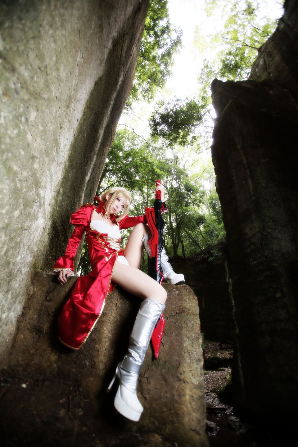 Fate Saber Cosplay Photo Book Saver × Saver