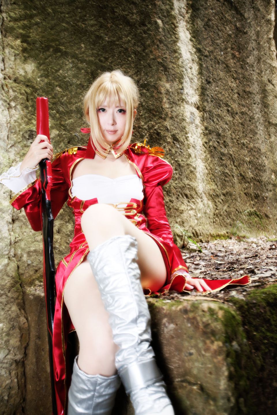 Fate Saber Cosplay Photo Book Saver × Saver