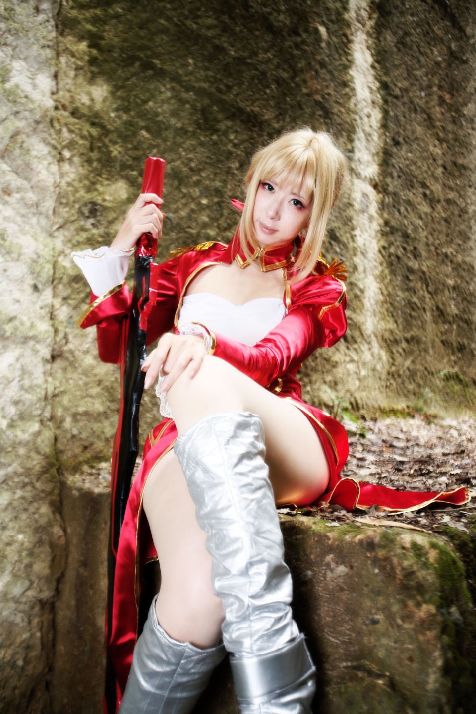 Fate Saber Cosplay Photo Book Saver × Saver