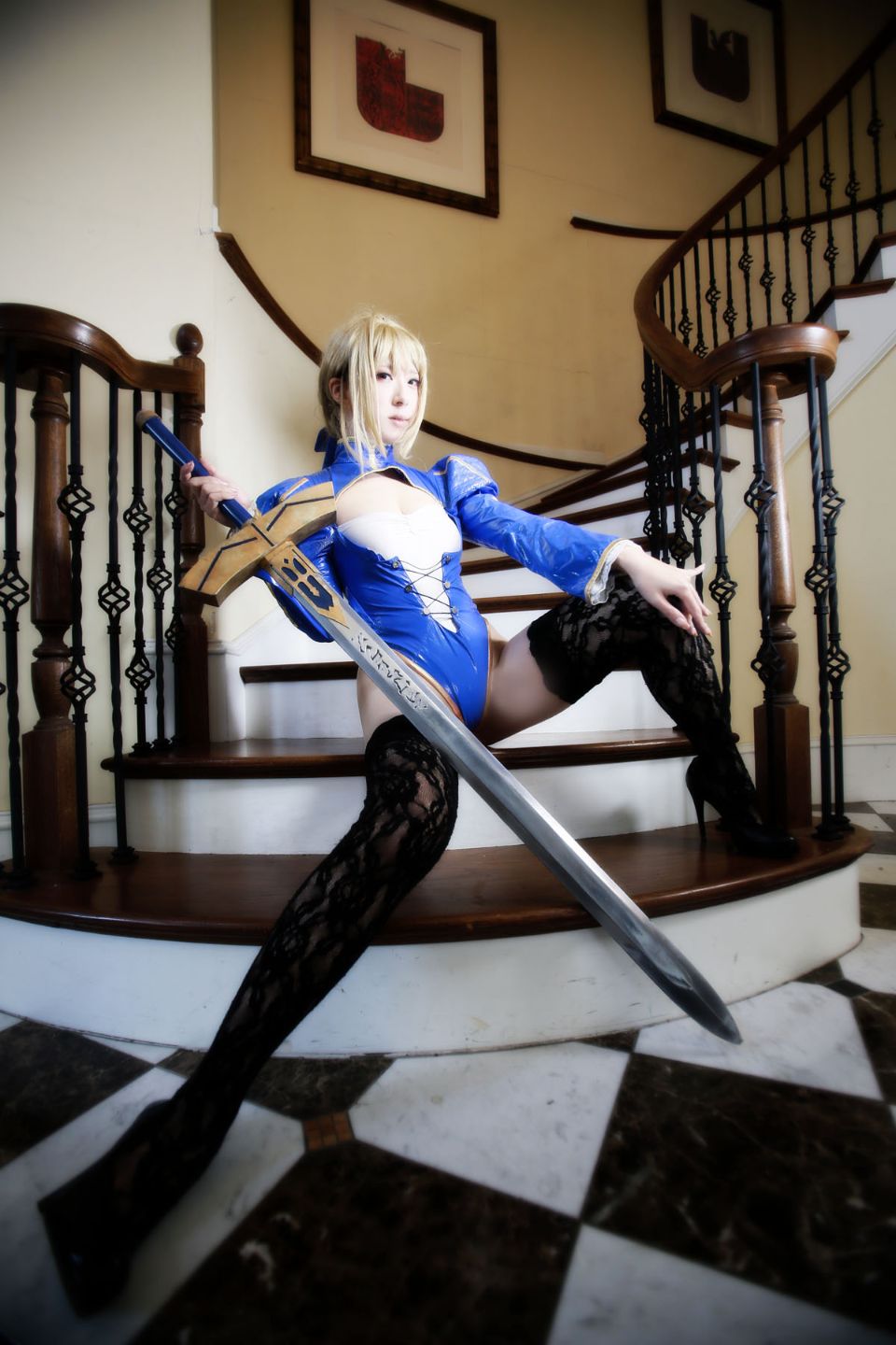 Fate Saber Cosplay Photo Book Saver × Saver