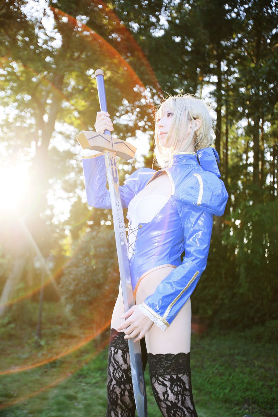 Fate Saber Cosplay Photo Book Saver × Saver