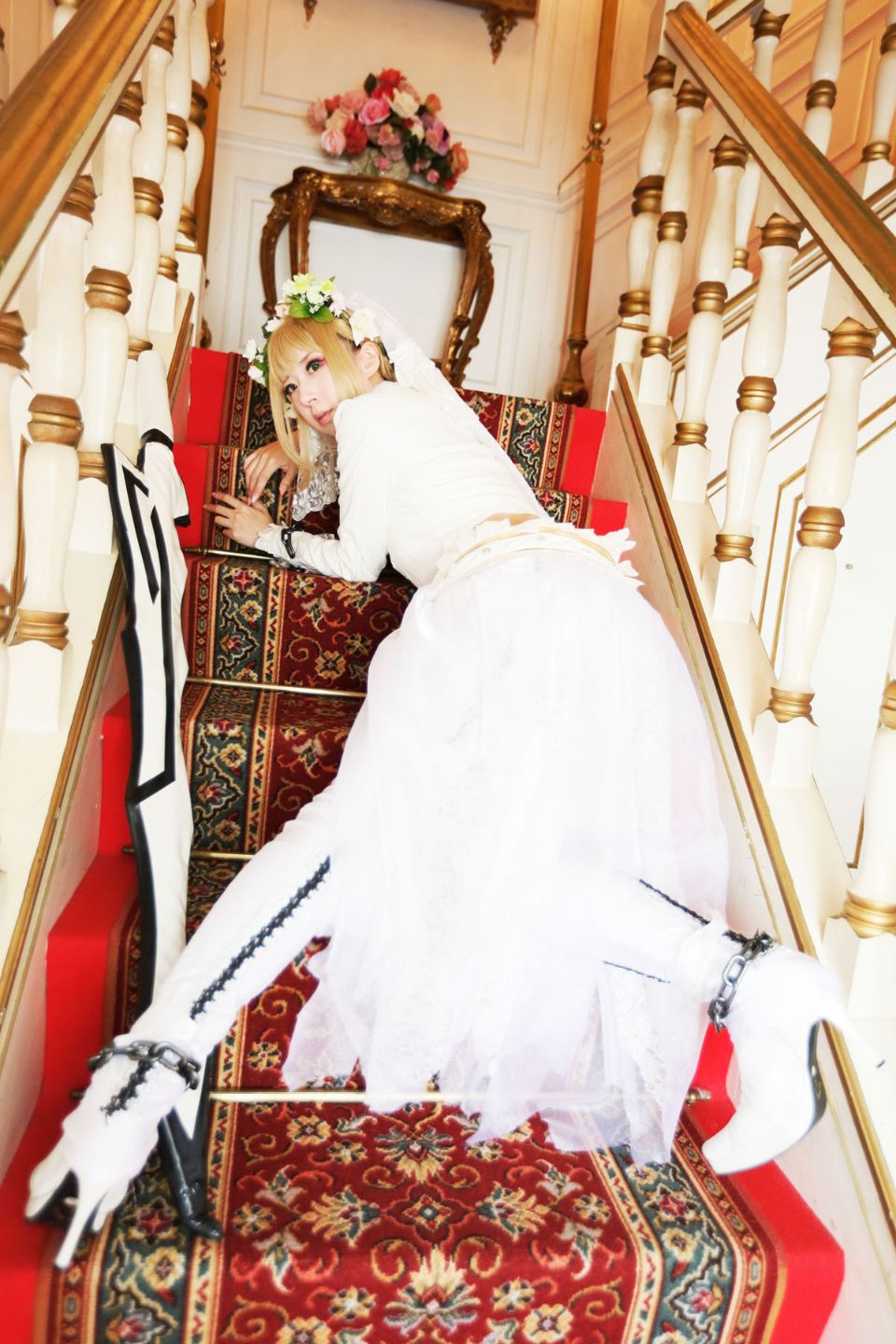 Fate Saber Cosplay Photo Book Saver × Saver