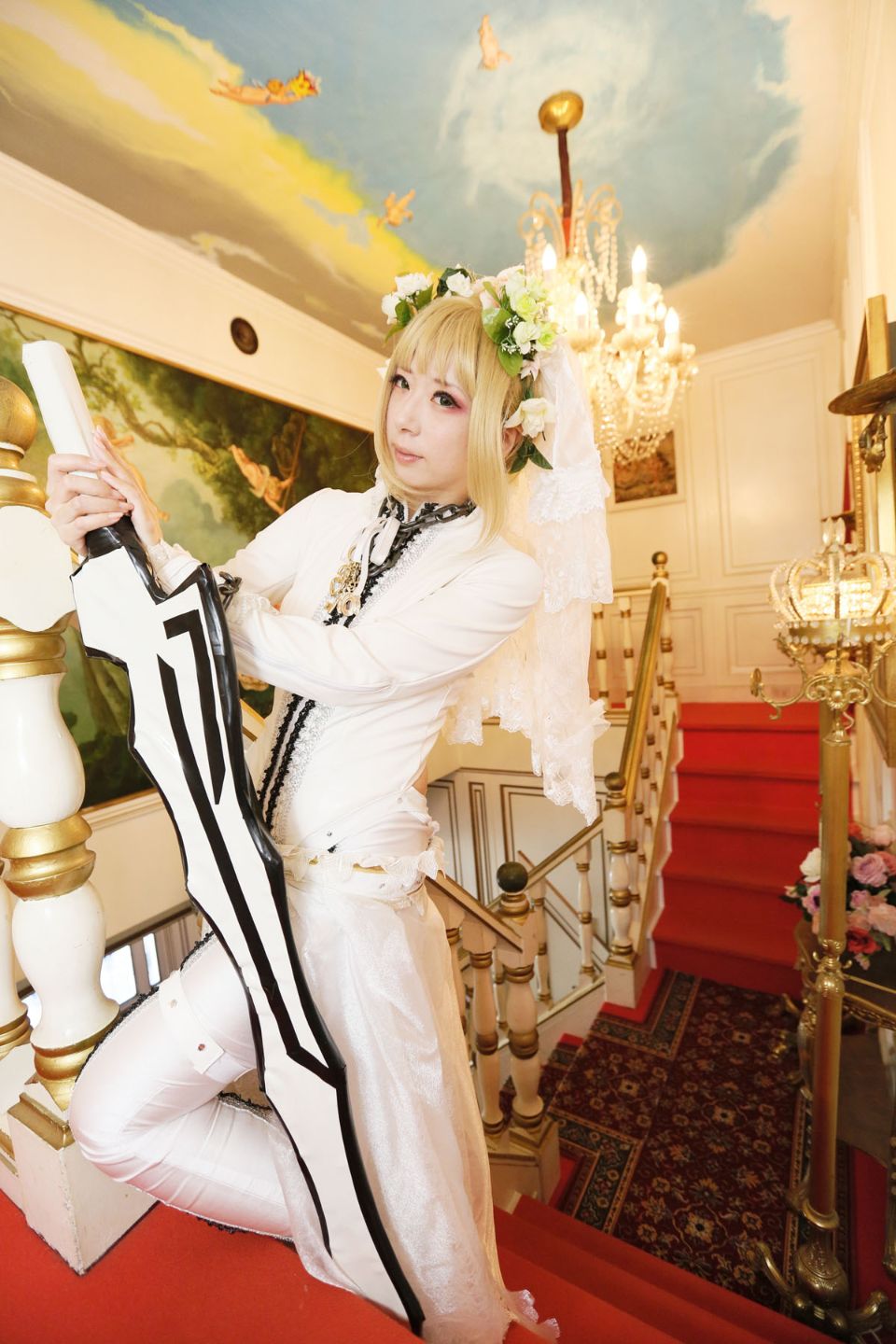 Fate Saber Cosplay Photo Book Saver × Saver