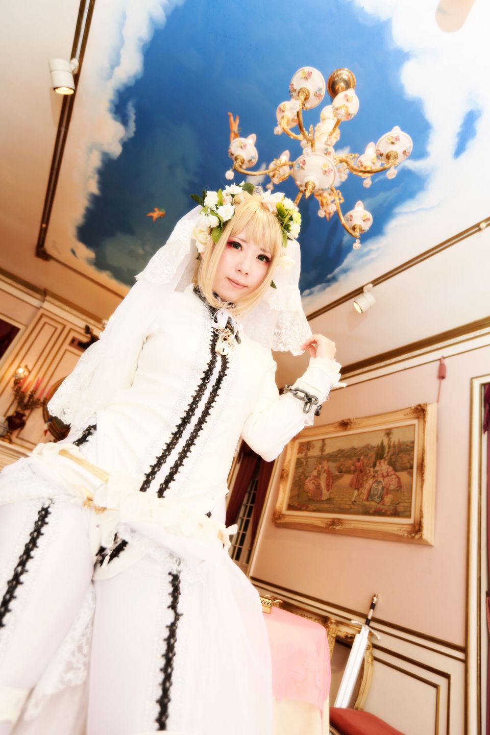 Fate Saber Cosplay Photo Book Saver × Saver