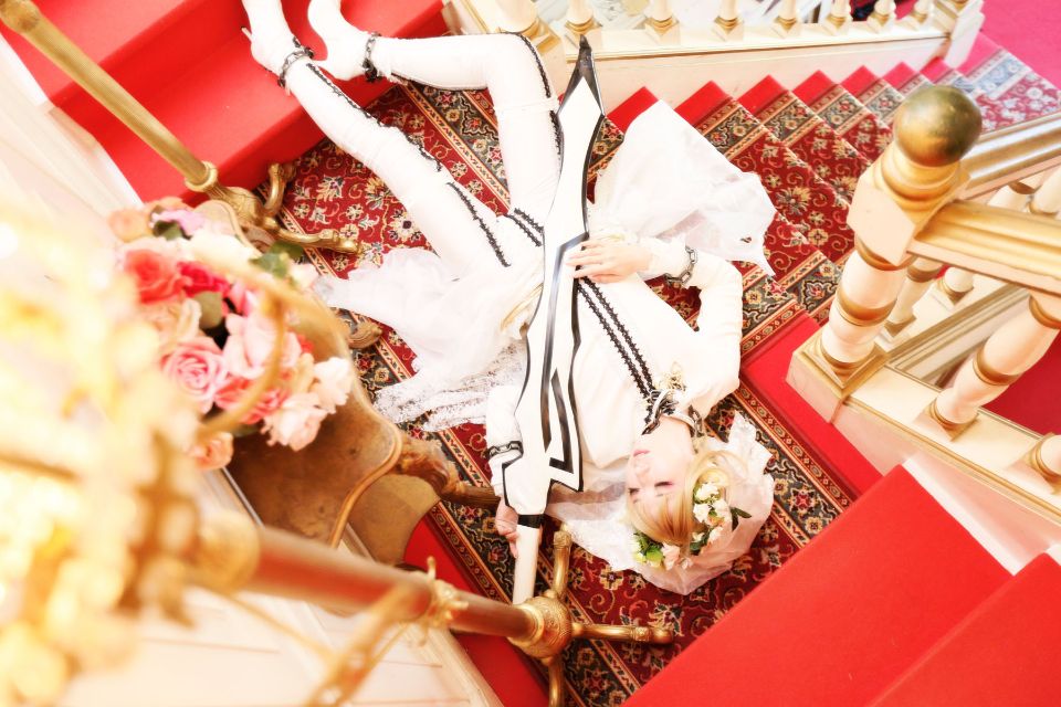 Fate Saber Cosplay Photo Book Saver × Saver