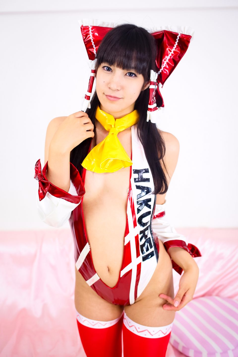 Tóc đen 19 tuổi thẳng cạo lớp xinh đẹp Lớp 04 Reimu