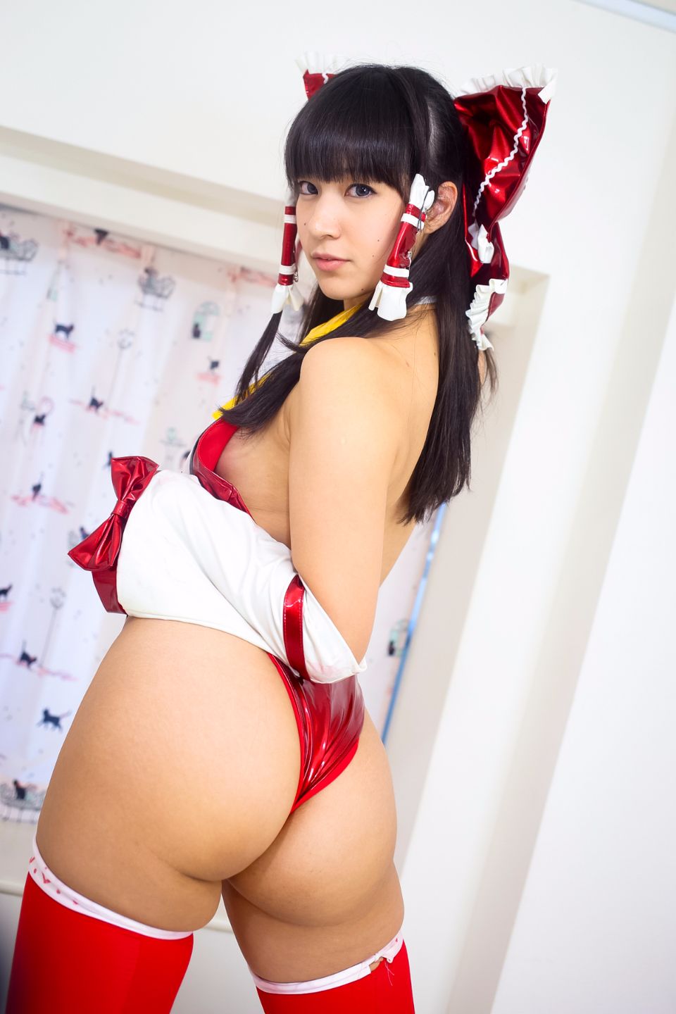 Tóc đen 19 tuổi thẳng cạo lớp xinh đẹp Lớp 04 Reimu